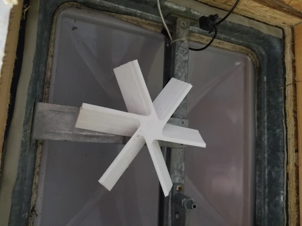 Byr3D Rv Havalandırma Yedek Fan Pervanesi T151267 Sadece Plastik Aparattır - 2