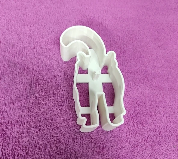 Byr3D Kedi Popo Kurabiye Kesici Stl T4669659 Sadece Plastik Aparattır