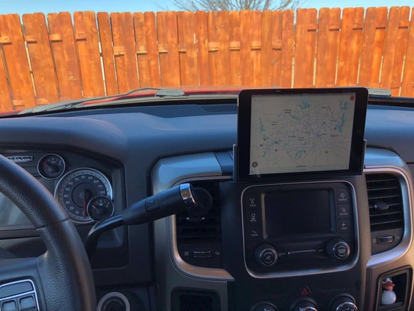 Byr3D 2013-2018 Ram 1500 Ipad Mini Dash Montajı T2763148 Sadece Plastik Aparattır - 4