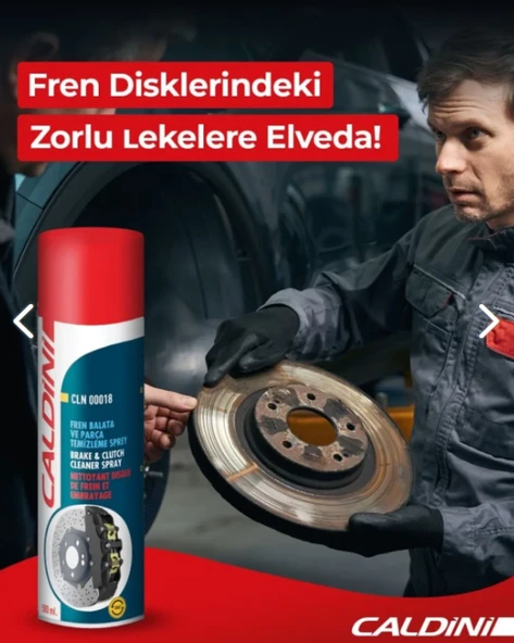 CALDINI 500 ml Fren Balata Ve Parça Temizleme Sprey Cln 00018