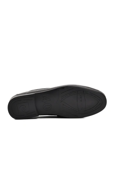 Pierre Cardin Siyah Hakiki Deri Erkek Loafer Ayakkabı 25104 M - 5