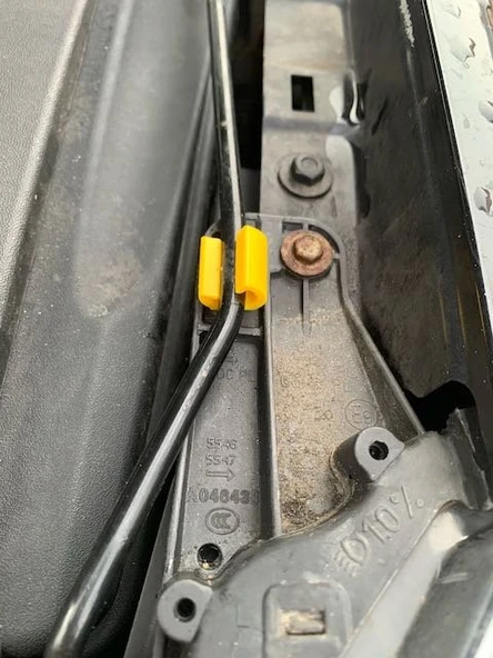 Byr3D Opel Zafira B Kaput Destek Çubuğu Tutucusu T1289106 Sadece Plastik Aparattır - 2