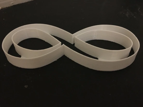 Byr3D Sonsuzluk Sembollü Kurabiye Kesici T3077892 Sadece Plastik Aparattır - 2