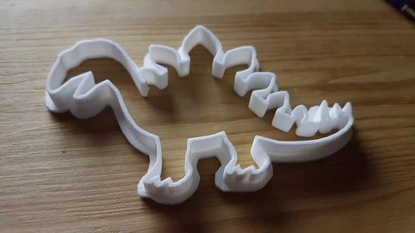 Byr3D Stegosaurus Kurabiye Kesici T2553572 Sadece Plastik Aparattır