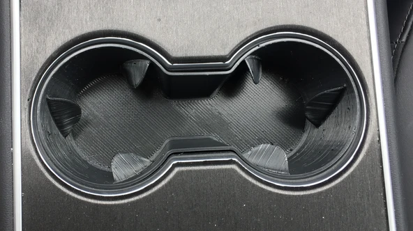 Byr3D Tesla Model 3 Için Bardak Tutucu Astarı T3736868 Sadece Plastik Aparattır - 5