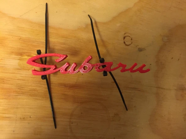 Byr3D Retro Subaru Logosu T2063898 Sadece Plastik Aparattır - 5