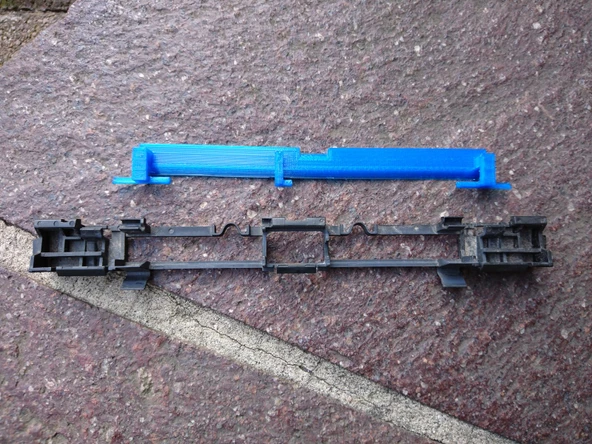 Byr3D Opel / Vauxhall Astra / Zafira - Tavan Rayı (Bagaj) Kapağı - Tavan Bagaj Çubuğu T2856372 Sadece Plastik Aparattır - 3