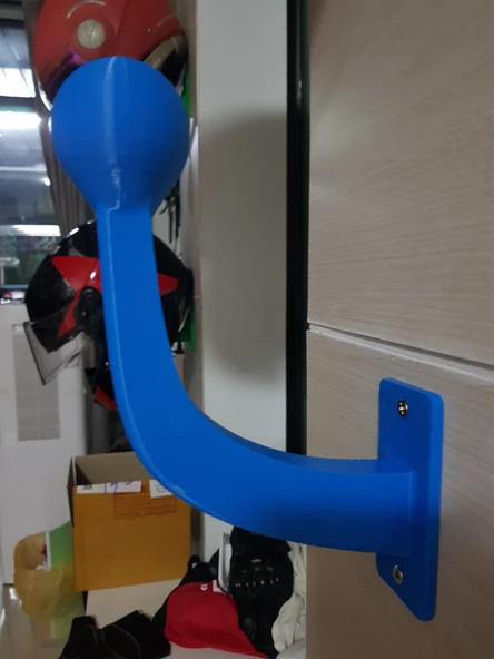 Byr3D Motosiklet Kask Askısı T3884567 Sadece Plastik Aparattır - 3