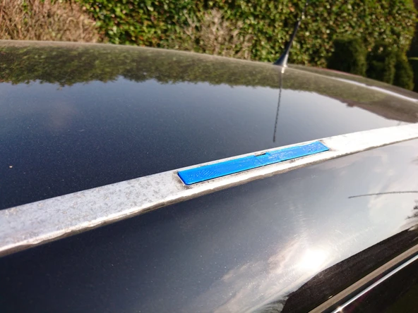 Byr3D Opel / Vauxhall Astra / Zafira - Tavan Rayı (Bagaj) Kapağı - Tavan Bagaj Çubuğu T2856372 Sadece Plastik Aparattır