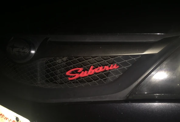 Byr3D Retro Subaru Logosu T2063898 Sadece Plastik Aparattır - 4