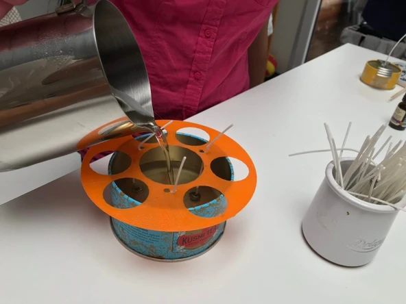 Byr3D Mum Fitilleri Tutucusu  T3041643 Sadece Plastik Aparattır - Resim 3