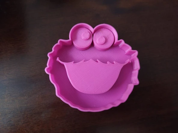 Byr3D Kurabiye Canavarı Kurabiye Kesici T509106 Sadece Plastik Aparattır - 2