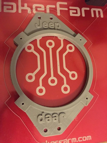 Byr3D Jeep Tj Ön Hoparlör Adaptörü T1142164 Sadece Plastik Aparattır - 2