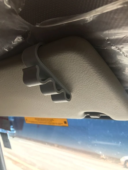 Byr3D Güneş Gözlüğü Araba Klip Desteği T4799322 Sadece Plastik Aparattır - 2
