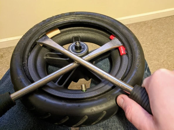 Byr3D Xiaomi M365 Jant Koruyucu Değişen Lastik Lastik Tekerlek Göbeği Koruyucu T4630619 Sadece Plastik Aparattır - 2