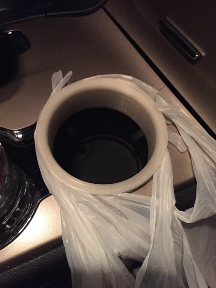 Byr3D 2015 Jeep Cherokee Çöp Torbası Tutacağı - Bardak Takma Parçası T858204 Sadece Plastik Aparattır - 5