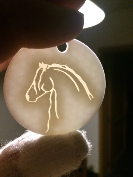 Byr3D Anahtarlık Frizya Atı T3572989 Sadece Plastik Aparattır - Resim 2