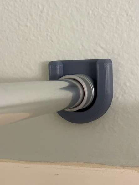 Byr3D Duş Perdesi Çubuk Tutucu T6088755 Sadece Plastik Aparattır