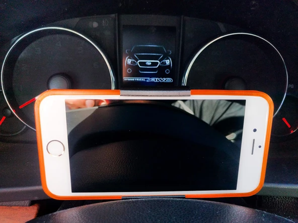 Byr3D Kontrol Paneli Telefon Bağlantısı (2013 Subaru Outback Için) T2602826 Sadece Plastik Aparattır - 4