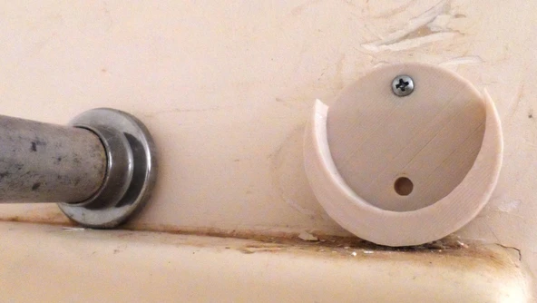 Byr3D Duş Perdesi Çubuk Tutucular T680897 Sadece Plastik Aparattır - 2