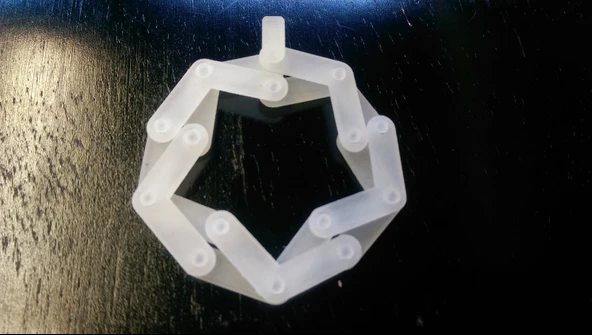 Byr3D Genişletilebilir Beşgen Kolye/Anahtarlık T693893 Sadece Plastik Aparattır - 4