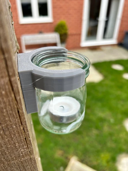 Byr3D Aldi Yoğurt Tenceresi Için Çay Işığı Dış Mekan Braketi T6463513 Sadece Plastik Aparattır - 4