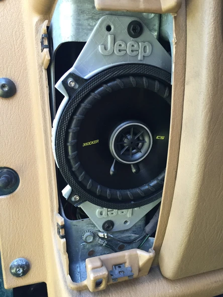 Byr3D Jeep Tj Ön Hoparlör Adaptörü T1142164 Sadece Plastik Aparattır