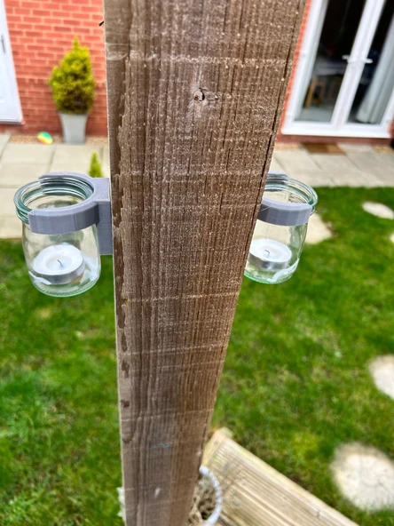 Byr3D Aldi Yoğurt Tenceresi Için Çay Işığı Dış Mekan Braketi T6463513 Sadece Plastik Aparattır