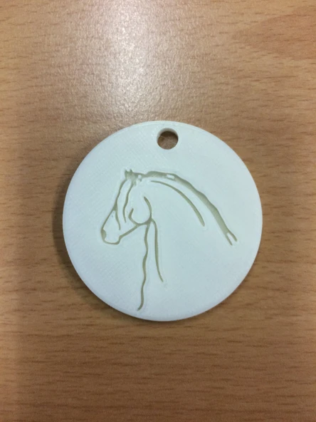 Byr3D Anahtarlık Frizya Atı T3572989 Sadece Plastik Aparattır ürün görseli 1