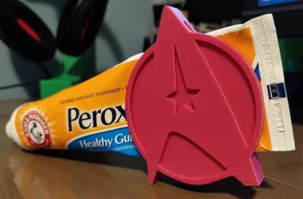 Byr3D Trekkie Diş Macunu Sıkma T2916222 Sadece Plastik Aparattır - 2
