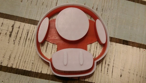 Byr3D Mantarlı Çerez Kesici T1978190 Sadece Plastik Aparattır