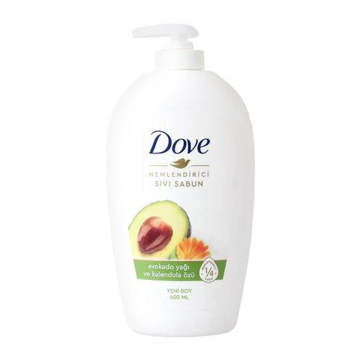 Dove Avokado Yağı ve Kalendula Özü Nemlendirici Sıvı Sabun 450 ml