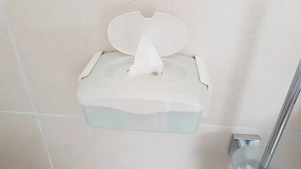 Byr3D Islak Tuvalet Kağıdı Kutusu Için Duvar Montajı T2254844 Sadece Plastik Aparattır