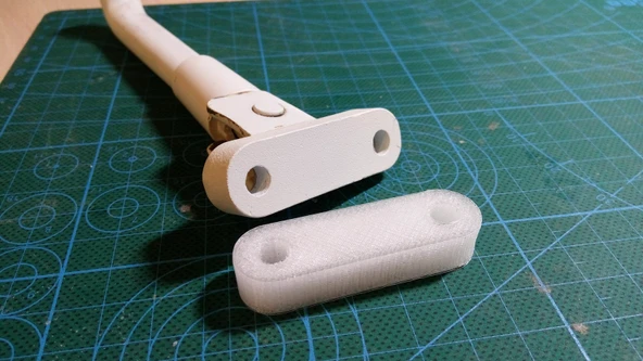 Byr3D Xiaomi Mijia M365 Scooter 10 Inç Lastik Ayak Ara Parçası T2761646 Sadece Plastik Aparattır