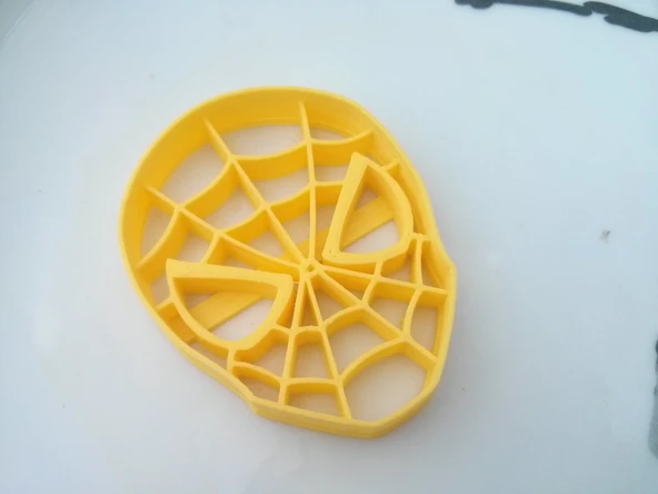 Byr3D Örümcek Adam Kurabiye Kesici T1678303 Sadece Plastik Aparattır