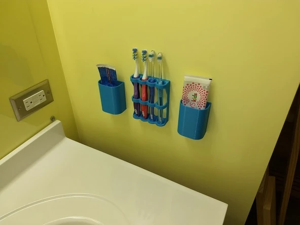 Byr3D Diş Macunu Duvar Askısı T2684757 Sadece Plastik Aparattır
