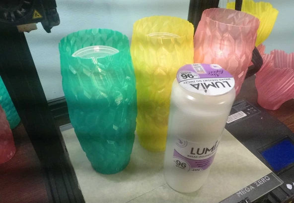 Byr3D Sijat Vazo Mumluk Remix'ler Vase_1Shell T4632132 Sadece Plastik Aparattır