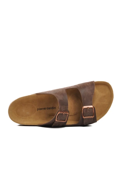Pierre Cardin Kahve  Erkek Terlik PC-6995 M - 4