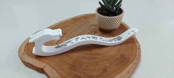 Byr3D Ejderha Tütsü Çubuğu Tutucu T4774460 Sadece Plastik Aparattır - 4