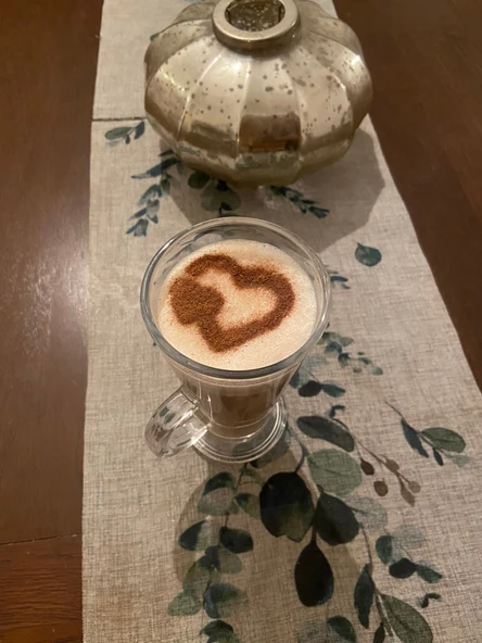 Byr3D Kahve Şablonu Kalpler T694055 Sadece Plastik Aparattır - 2