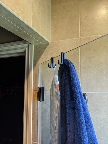 Byr3D Duş Perdesi Çift Kanca - Pratik Tasarım T4022947 Sadece Plastik Aparattır - 5