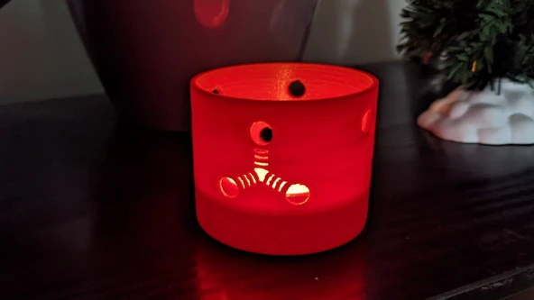 Byr3D Baryon Tea Light Mumluk T5194116 Sadece Plastik Aparattır