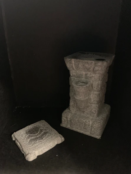 Byr3D D&Amp;D Taş Sütun Ve Meşale T3374061 Sadece Plastik Aparattır