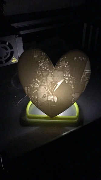 Byr3D Litofan Çay Işığı T2862957 Sadece Plastik Aparattır - 4