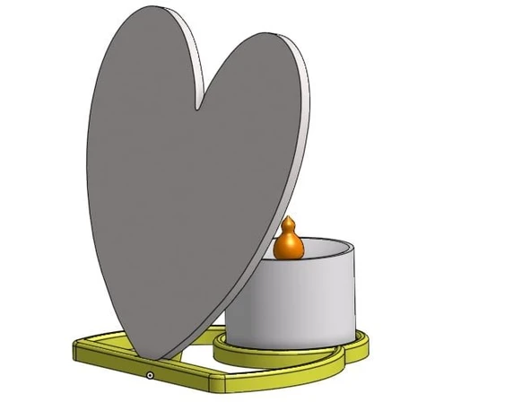 Byr3D Litofan Çay Işığı T2862957 Sadece Plastik Aparattır