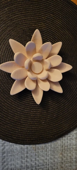 Byr3D Lotus Çiçeği Çay Işık Mumluk T6552919 Sadece Plastik Aparattır - 2