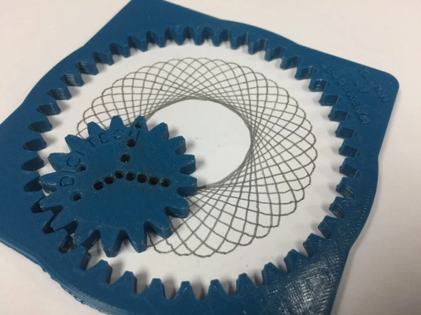Byr3D Dişli Spirograf T2671767 Sadece Plastik Aparattır
