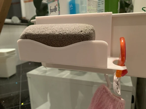 Byr3D  Tisken Sabun Ve Tıraş Makinesi Tepsilik T6284398 Sadece Plastik Aparattır