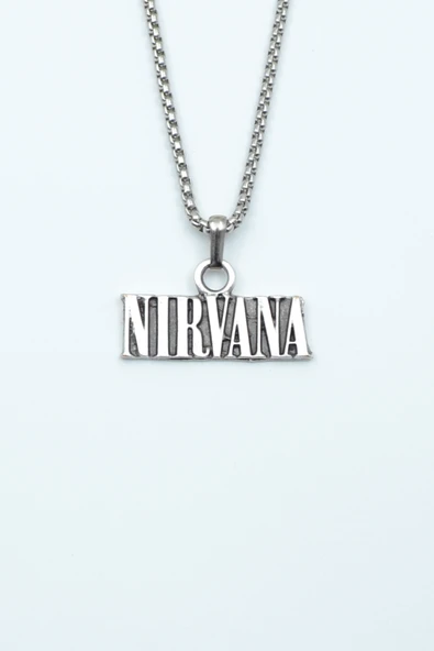 Nirvana Gümüş Kaplama Örme Zincir Kolye - 1