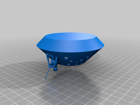 Byr3D Balıkçı Adam Çay Mumluğu #Makeitfloat T916389 Sadece Plastik Aparattır